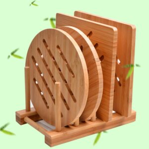 Bamboo Trivet Kitchen Bamboo Hot Pads Trivet Natural