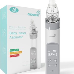 GROWNSY Nasal Aspirator for Baby, Electric Nose Aspirator for Toddler