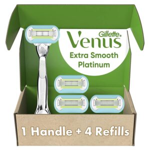 Gillette Venus Platinum Extra Smooth Razors for Women