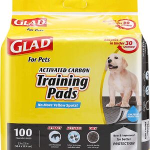 GLAD FOR PETS BLACK CHARCOAL PUPPY PADS