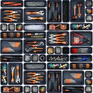 【𝟯𝟮𝗣𝗰𝘀】 Tool Box Organizer and Storage, Tool Organizers Tool Tray Divider