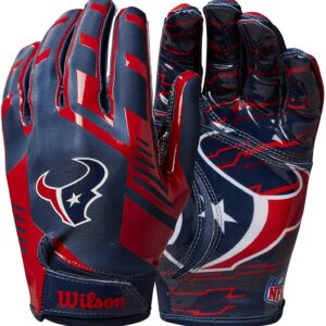 WILSON NFL TEAM LOGO STRETCH FIT RECEIVER GLOVES